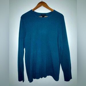 NWT 70%‎ Wool 30% Cashmere Blend Classic Crew Neck Sweater